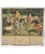 Vtg 1939 Dionne Quintuplets Wall Calendar - The Quintuplets at Five Year... - $20.74