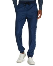 Mens Jogger Pants Tapered Stretch Paisley Navy Blue Size XXL TALLIA $78 ... - £14.36 GBP