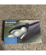Brookstone Golf Automatic Putting Cup Return Ball Cordleless Portable Tr... - $14.99