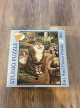 Cat And Wicker Chair Bits And Pieces 1000 Piece Jigsaw Puzzle Cat Jan Be... - $15.50