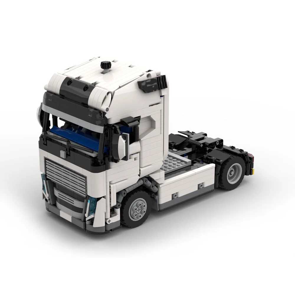 Moc-121673 Heavy Truck Building Block Toys Available with Trailer Patchwork - £184.50 GBP