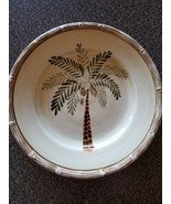 Home Trends ~ 8&quot; Round ~ Palm Tree Design Decorative Plate - €25,96 EUR