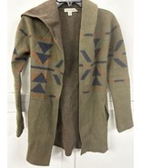 Toad&amp;Co Cardigan Hoodie Open - Southwest - Merino Wool - Boho Earthy Ton... - €46,92 EUR