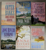 Anne Rivers Siddons Outer Banks Nora Nora Fox&#39;s Earth Low Country John Chance X6 - £13.23 GBP
