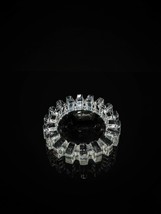 Large Size  Glass Sprocket  Ashtray Measures 7" diameter by 1.75" H image 12