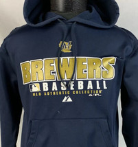 Milwaukee Brewers Authentic Collection Spring Training Hoodie 2008 MLB Men Small - £27.96 GBP