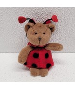 Vintage Russ Ladybug Bear Heart Valentine 3&quot; Plush - $22.90 CAD