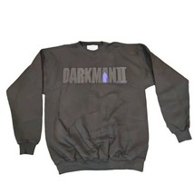 Darkman 2 Movie Promo Sweatshirt Size Large Black Horror Vtg - £31.60 GBP