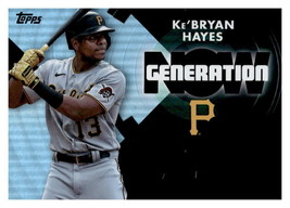 2022 Series 1 Generation Now #GN-24 Ke&#39;Bryan Hayes Pittsburgh Pirates - £1.55 GBP