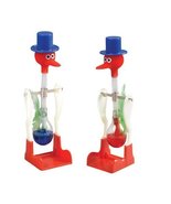 Science Marvel Drinking Bird Drinking Bird Peace Bird Pairs (red &amp; Blue)... - $255.54 MXN