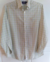 Vineyard Vines Men&#39;s Size L Plaid Cotton Slim Fit Murray Casual Shirt - £19.16 GBP