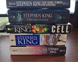 Stephen King Lot 5 PB Books Gunslinger Dreamcatcher Cell Atlantis Seasons - $14.85