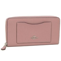 new Coach Accordion Zip Wallet Dusty Rose  # F54007 - £118.27 GBP