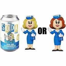 Pan Am Airlines - PAM AM Stewardess Vinyl Figure in SODA Can by Funko - $9.85