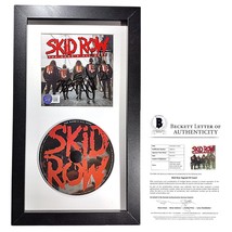 Skid Row Signed CD Booklet The Gangs All Here Album Framed Beckett Autog... - £151.94 GBP