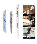3pcs Reciprocating Saw Blades Set, High Carbon Steel - $21.92 CAD