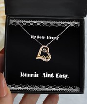 Love Mommy Gifts, Mommin&#39; Aint Easy, Mommy Love Dancing Necklace from So... - £38.49 GBP