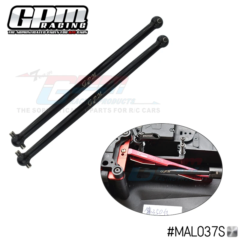 Gpm Parts Steel Central Dogbone Drive Shaft AR310472 For Arrma Limitless V2 - £22.19 GBP