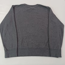 Nike Men's Gray Cotton Blend Fleece Pullover Sweater Size Large  image 2
