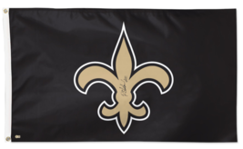 Rashid Shaheed Autographed New Orleans Saints Black 3&#39; x 5&#39; Deluxe Flag ... - $109.00