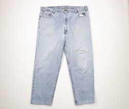 Vtg Y2K 2001 Levis 540 Mens 44x29 Distressed Relaxed Fit Denim Jeans Blu... - $54.40