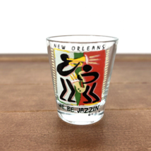 Vintage New Orleans We Be Jazzin&#39; Jazz Shot Glass Souvenir Collectible - $9.99