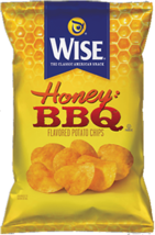 Wise Foods Honey BBQ Potato Chips, 4-Pack 7.5 oz. Bags - £26.55 GBP