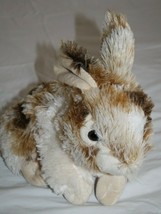 Dan Dee Easter Bunny Rabbit 13&quot; Beige Brown Multicolor Plush  Realistic Soft Toy - £16.22 GBP