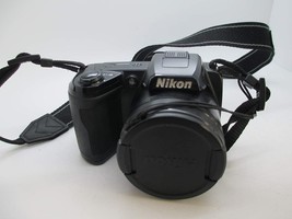 Digital Camera With 12 Mp And 15X Optical Zoom, Nikon L105, Black. - £87.26 GBP
