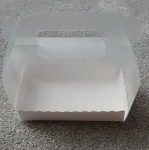15 Pack Gable clear Candy Treat Boxes, 6.3 x 3.5 x 3.2 Inches Goodie Oom... - £11.10 GBP