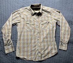Wrangler Retro Pearl Snap Western Shirt Men’s Size Large Multicolor Stripes - $15.00