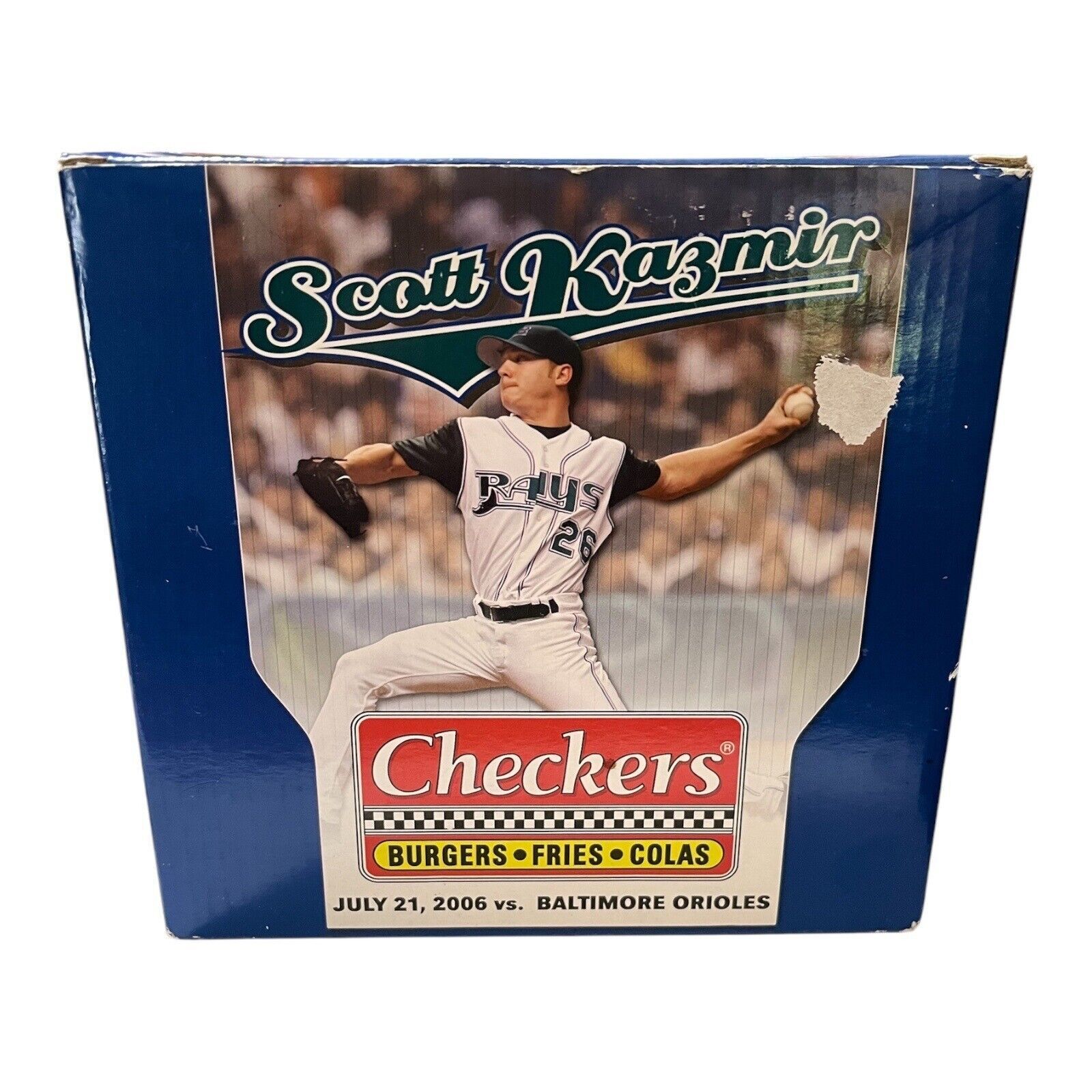 Scott Kazmir Tampa Bay Rays 2006 Checkers Figurine Giveaway New In Box - $19.87