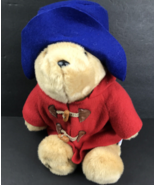PADDINGTON BEAR RED COAT BLUE HAT 15&quot; Plush Kids VTG Gift Plush Toy - €8,42 EUR