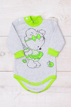 Bodysuit (infant girls), Winter,  Nosi svoe 9545-023-33-5 (siryj-vedmedyk) - $11.58