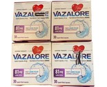 4 Vazalore Pain/Fever Reducer 81mg Low Dose 30 Liquid Aspirin Capsules E... - $41.99