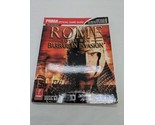 Rome Total War Barbarian Invasion Prima Official Game Guide Book - $17.81