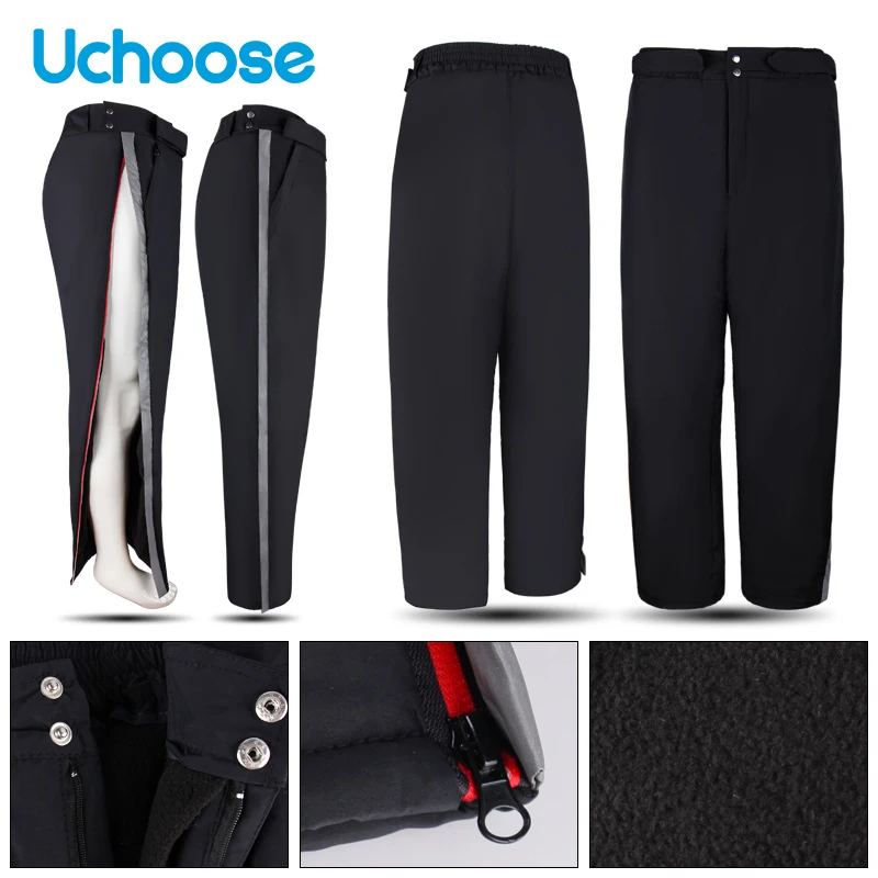 Winter Motorcycle Pants Water Windproof Protection Men Riding Warm Leg Cover - £34.74 GBP