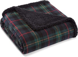 Eddie Bauer: Pine Tartan Throw Blanket, Cotton Flannel Home Decor, All Season - £27.11 GBP