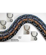 Bead Crochet Rope patterns Necklace, Bracelet, 4 types, Geometric patter... - $6.78 CAD
