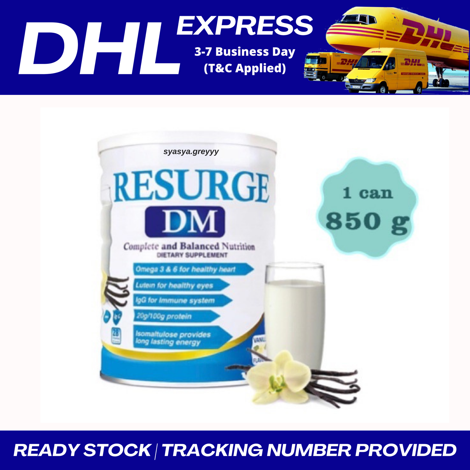 Resurge DM-Complete & Balanced Nutrition 850g For Adults & Diabetics DHL - $65.69