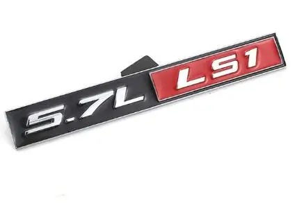 1 PCS 3D  emblem 5.0L COYOTE V8 5.7L LS1 6.0L LS2 6.8L LS3 Car  for   Ra Dispmen - $75.42