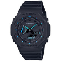 Men&#39;s Watch Casio G-Shock Oak - Neon Blue Index Black (Ø 45 Mm) (S7228067) - £141.24 GBP