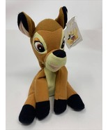 Walt Disney World Bambi Plush Bean Bag 7.25" Great gift idea Used With Tag - £15.81 GBP