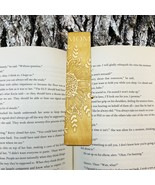 Bookmark - PERSONALIZED Sunflower Flower - Birch wood - $16.17 CAD