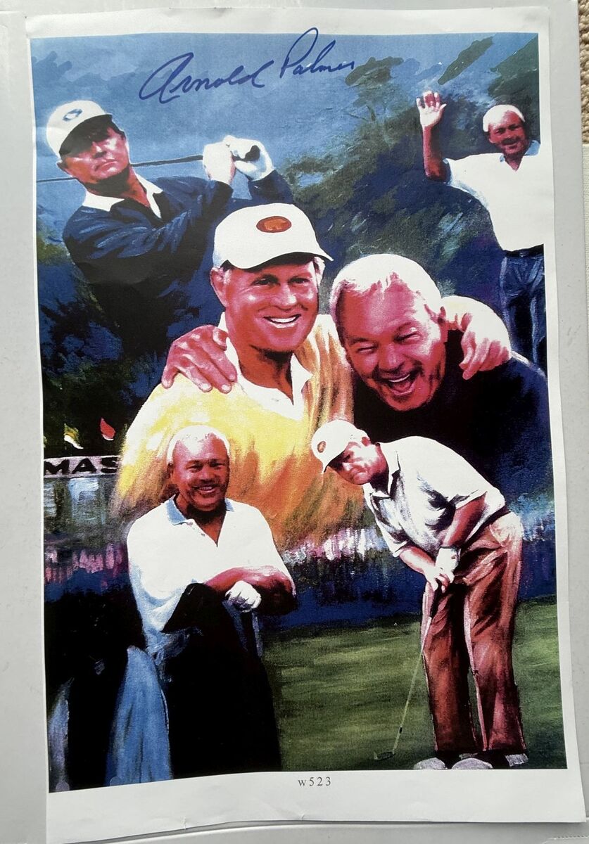 Arnold Palmer (d. 2016) Autographed PGA Golf 11x17 Poster - $99.99