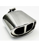 Exhaust Tip 2.25 Inlet 5.50 X 3.0 X 7.00 Long WSR55007-225-BOSS-SS Doubl... - $64.34