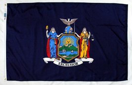 State Of New York Flag 4X6 Foot Flag Banner (150 Denier) - £15.63 GBP