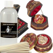 Frankincense &amp; Myrrh Scented Diffuser Fragrance Oil Refill FREE Reeds - £10.19 GBP+