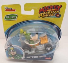 Goofy&#39;s Turbo Tubster Mickey Roadster Racers Die Cast Car Vehicle Disney Jr New - £7.75 GBP