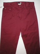 NWT New Womens Saks Fifth Avenue $148 Slacks Pants Red Dark 34 Tall 34 I... - $146.52